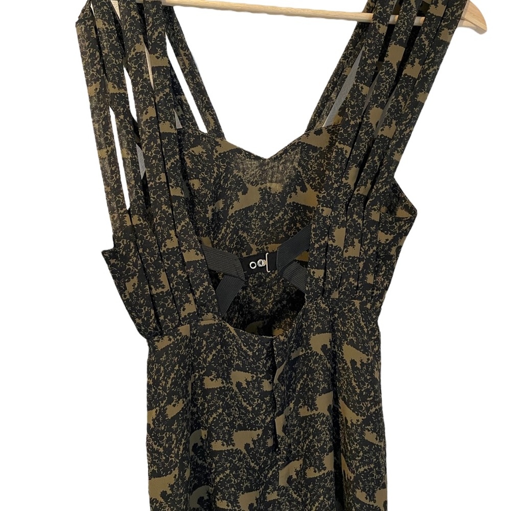 Black and Green Mini Cocktail Dress Size XS - Picture 6 of 6